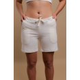 thumbnail image 2 of Women's Cottonique W12211 Latex Free Organic Cotton Lounge Short (Natural 4/5), 2 of 5
