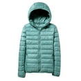 thumbnail image 1 of Innerwin Veste Matelassée à Capuche Manteau pour Femmes Intérieur Poche Décontracté Vert G, 1 of 2