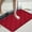 Red #7, variant on Soft Velvet Bath Mat | Ultra Absorbent & Non-Slip Foam Bathroom Rug | Machine Washable & Quick Dry Floor Mat | 40X60Cm Blue Polyester Mat for Bathroom, Kitchen & Bedroom