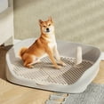 thumbnail image 2 of Training Toilet Pet Toilet for Small Dogs Cats Portable Dog Training Toilet Puppy Pad Holder Tray Pet Supplies Indoor Dog Potty ShopWise Round, 2 of 10