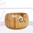 thumbnail image 2 of Wool Yarn Bowl Crotchet Wooden Yarn Holder Crochet Storage Ball Rack Knitting Yarn self Made, 2 of 5