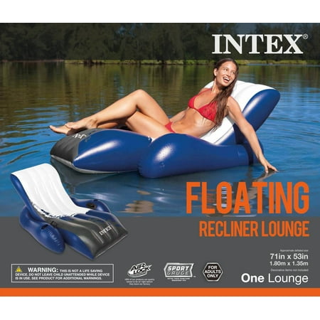 intex lounge floating recliner