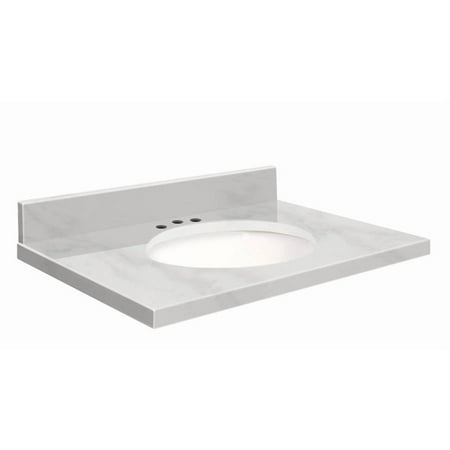 Transolid Natural Marble 37 X 22 Bathroom Vanity Top With Eased Transolid Natural Marble 37 X 22 Bathroom Vanity Top With Eased Edge 8