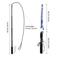 thumbnail image 4 of UEETEK Retractable Dog Interactive Stick Extendable Flirt Pole Funny Chasing Tail Teaser and Exerciser for Pets (Black, Size L), 4 of 4