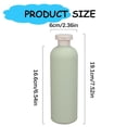 thumbnail image 4 of 3PCS 13.5 oz Plastic Small Travel Shampoo Bottles, Refillable Flip Cap Squeeze Bottles for Toiletries, Leakage-proof Travel Shampoo and Conditioner Container, 4 of 5