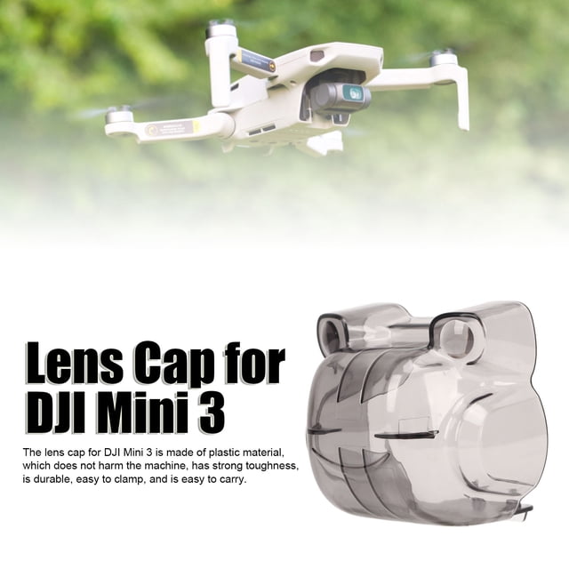 Tapa de lente de rana Jadeshay para DJI Mini 3 gris transparente