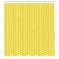 thumbnail image 2 of Ambesonne Abstract Shower Curtain, Energetic Round Squares, 69"Wx75"L, Yellow Earth Yellow, 2 of 4