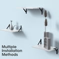 Projector Mount, White Small Mini Projector Shelf/Cable Box Wall Mount ...