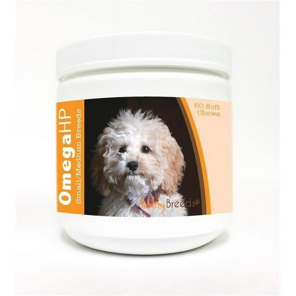 Healthy Breeds Cockapoo Omega HP Fatty Acid Skin and Coat Support Soft Chews