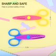 6 Colorful Decorative Paper Edge Scissor Set, Great for Teachers