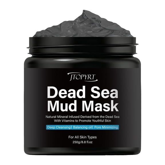 Jtopyrt Dead Sea Mud Mask for Face and Body Face Mask and Body Mud for Acne, Blackheads, and Oily Skin