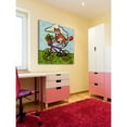 thumbnail image 5 of Marmont Hill - "Tiger Cat Bike Acrobat" by Janet Nelson Painting Print on Wrapped Canvas, 5 of 5