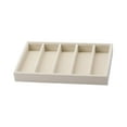 thumbnail image 3 of Eyeglasses Display Tray Sunglasses Organizer Case Soft Velvet Five Compartments for Home Living Room Tabletop, 3 of 9