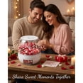 thumbnail image 3 of Osfvolr Valentine Candy Dispenser Gift Mini Gumball Vending Machine Grain Dispenser with Lid for Kids Classroom Party Home B, 3 of 7