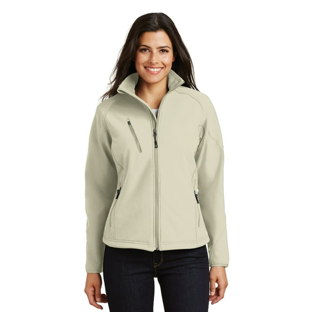 Chaqueta Soft Shell texturizada para mujer Port Authority®. L705 Piedra L Autoridad Portuaria L705