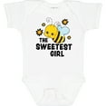 thumbnail image 3 of Inktastic The Sweetest Girl with Bee and Honey Combs Boys or Girls Baby Bodysuit, 3 of 5