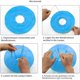 thumbnail image 4 of Faroles chinos decorativos colgantes, suministros para fiestas temáticas azules para decoración de bodas y actividades de bricolaje, faroles de papel reutilizables y duraderos que iluminan los, 4 of 5