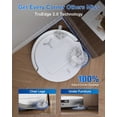 thumbnail image 6 of ECOVACS DEEBOT T50 PRO Omni Robot Vacuum & Mop, 3.19” Slim, 15,000Pa, Auto Wash Dry & Self-Emptying, White, 6 of 9