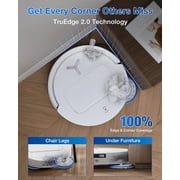 ECOVACS DEEBOT T50 PRO Omni Robot Vacuum & Mop, 3.19” Slim, 15,000Pa, Auto Wash Dry & Self-Emptying, White