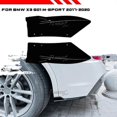 thumbnail image 1 of Gloss Black Rear Bumper Winglet Side Splitter Spats For BMW X3 G01 Pre-Facelift, 1 of 5