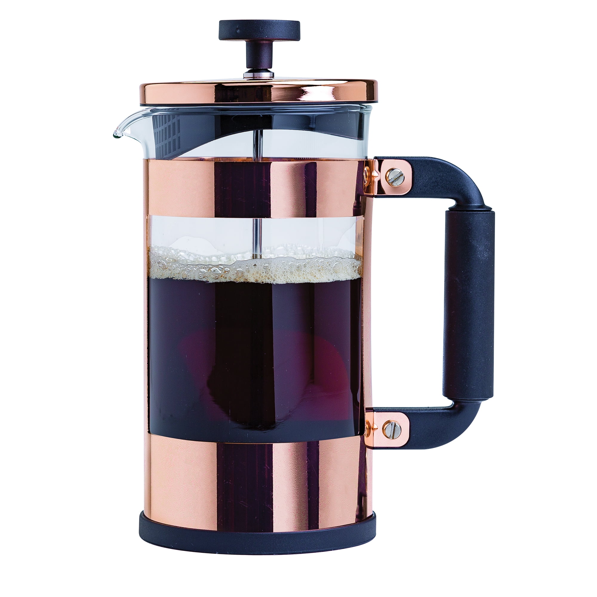 Prim Melrose 8cup Copper Coffee Press  Borosilicate Glass 