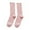Pink, variant on Warm Socks for Women Japanese Style Double Knit Crew Socks For Soft Casual Mid Calf Socks Breathable Everyday Wear Non Comfortable Stretchable Stackable Sock For Girls And Ladies, One Size