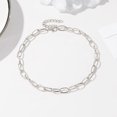 thumbnail image 4 of Paperclip Chain Choker Dainty - 2PCS Adjustable Link Necklace Clavicle Necklace, 4 of 10