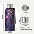 thumbnail image 7 of 20 Oz Pioneer Flower Coffee Tumbler Double Wall Insulated Stainless Steel Water Bottle | Metal Reusable Thermoses Flask with Cup Cap | Leak & Sweat Proof with Anti-Dust Lid, 7 of 7