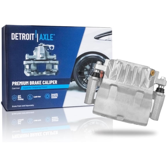 Detroit Axle - 6.0L Front Left Brake Caliper for 2008 2009 Pontiac G8 Disc Brake Caliper with Bracket Replacement Brake Caliper Assembly