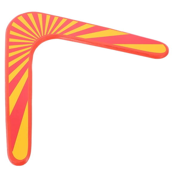 Phenofice Boomerang en Bois pour Adultes Jeux de Pelouse en Forme de V Lot de 1