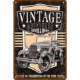 thumbnail image 2 of Placa De Coche Retro Placa De Letrero De Estaño De Metal Pintura Accesorios De Decoración De Pared Del Hogar Likrtyny Arte Deco, 2 of 9