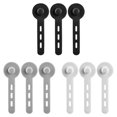 thumbnail image 1 of Plertrvy 9-Pack Silicone Cable Ties, Reusable Cable Organizer Straps, Elastic Management for Earphone, Phone Charger, and Computer, 3 Colors, 1 of 9