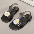 thumbnail image 3 of Fisherman Jelly Sandal for Toddlers Girl's Open Toe Waterproof Summer Beach Dress Shoes for All Day Wear Black 13.5 Little Kids, 3 of 7
