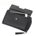 thumbnail image 3 of Cartera larga para mujer, bolso de mano con cremallera de gran capacidad, bolso de moda para teléfono móvil para mujer, 3 of 6