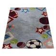 thumbnail image 5 of Rugsotic Carpets Hand Tufted Wool Eco-Friendly Area Rugs - 3'x5', Rectangle, Light Blue, Modern Contemporary Design, High Pile Handmade Anti Skid Rugs for Living Room, Bed Room (K03010), 5 of 5