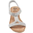 thumbnail image 3 of GC Shoes Womens Coretta Slingback T-Strap Wedge Sandals, 3 of 3