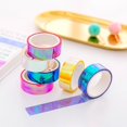 thumbnail image 1 of Glitter Rainbow Laser Washi Tape Papelería Scrapbooking Cintas adhesivas decorativas Diy Cinta adhesiva XianweiShao 1327534392456, 1 of 1