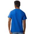 thumbnail image 4 of Gildan Mens Ultra Cotton T-Shirt | Short Sleeve Crew Neck Tees 6 oz, 100% Cotton Adult T-Shirts, Classic fit Rib collar Tee Shirt, Royal Color in 6 Pack, Size 4XL, 4 of 6