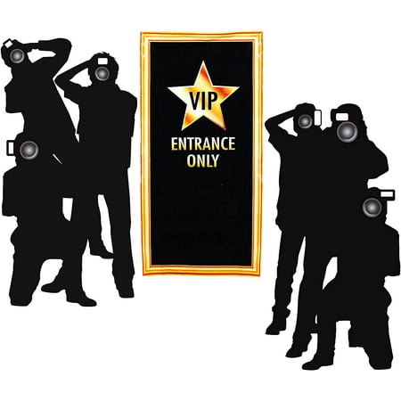 Paparazzi Cutout Prop & VIP Door Cover backdrop for Hollywood Theme ...
