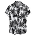 thumbnail image 2 of Shirts for Men Hawaiian Vintage Printed Short Sleeve Button Down Shirts Casual Lightweight Beach Shirt, 2 of 5