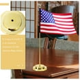thumbnail image 2 of Tabletop Flag Stand Metal Golden for Festivals 2Pcs 13X2.75X0.79In, 2 of 7