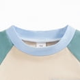 thumbnail image 5 of Kaprioy Boy Baby Clothes Boys Summer Color Block Outfits 3 6 9 12 18 24 Months 2T 3T Cotton Outfits Summer Kids Boys Outfit Sets Contrast T Shirts Tops Shorts Sets, 5 of 7