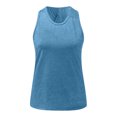 thumbnail image 5 of Summer Tops for Women Women's Racerbacks Workout Yoga Tank Tops Sleeveless Women Activewear All for Air Top Baseball Top 34b Shelf Bra Silk Adult 4x Camisoles, 5 of 6