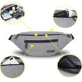 thumbnail image 3 of Riñonera para hombre y mujer, bolso de cadera grande para exteriores, bolso para teléfono móvil, cinturón deportivo para dinero., 3 of 5