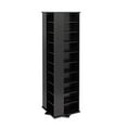thumbnail image 3 of Prepac 64" 4-Sided CD DVD Spinning Media Storage Tower in Black, 3 of 3
