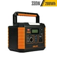 Baldr Portable Power Station 330W, 297Wh Backup Lithium Battery, 110V/330W Pure Sine Wave AC