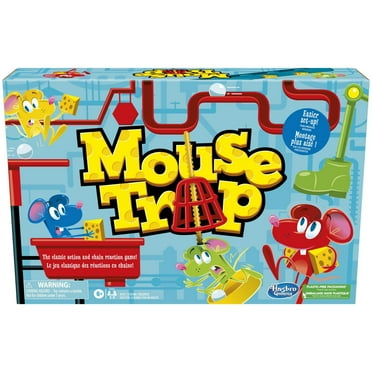 Mouse Trap Kids Board Game, Family Board Games for Kids, Easier Set-Up Than Previous Versions, Kids Games for 2-4 Players, Kids Gifts, Ages 6 and Up, Ages 6 and up