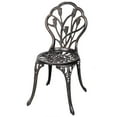 thumbnail image 4 of Mesa y 2 Sillas de Metal Costway Garden Terrace Vintage, 4 of 7