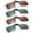 Green+Brown, variant on Clip-on Polarized Sunglasses, Resin Lens Polarized Sunglasses Clip, for Men and Women (2pcs, Brown)