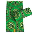 thumbnail image 2 of XIAOHUAGUA 6 Yards/Pcs African Fabric Ankara Fabric Tribal Print Fabric Dashiki Print Wax Fabric Polyester, 2 of 5